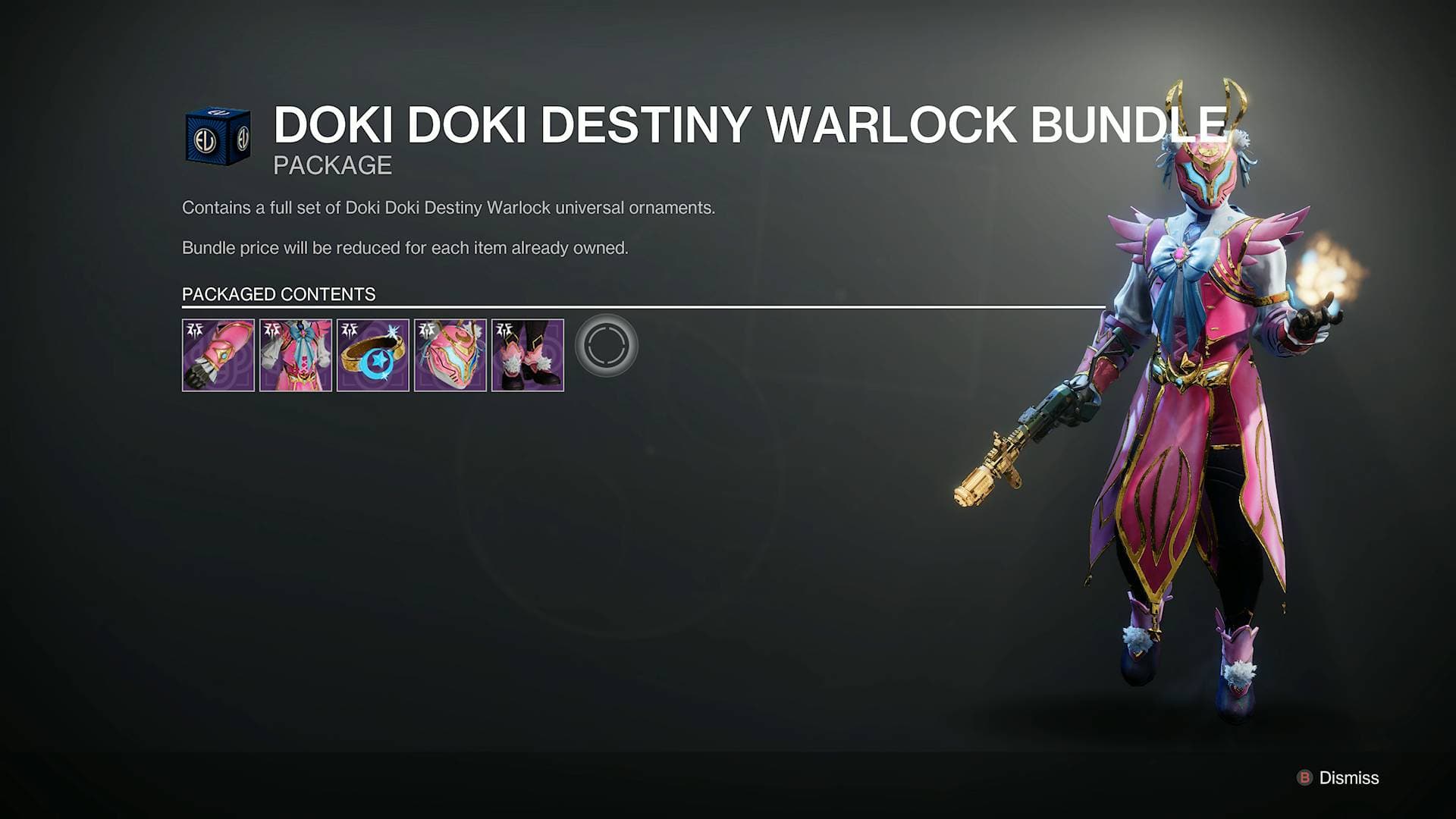 როგორ მივიღოთ Destiny 2 Doki Doki Armor კომპლექტი